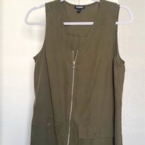 Olive Green shift dress * Express *